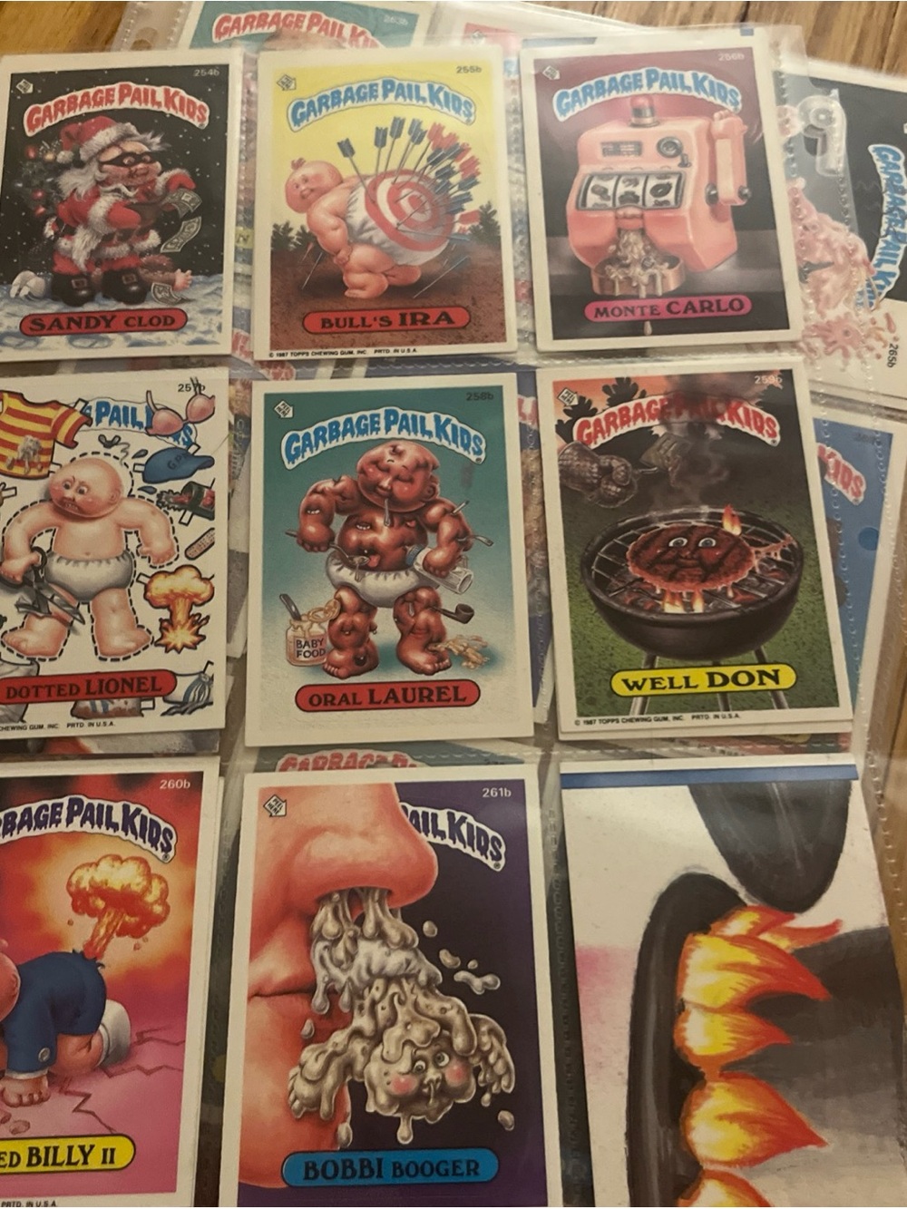 1987 Topps Garbage Pail Kids Original 7th Series 7 almost Complete 70/84 - Picture 6 of 10